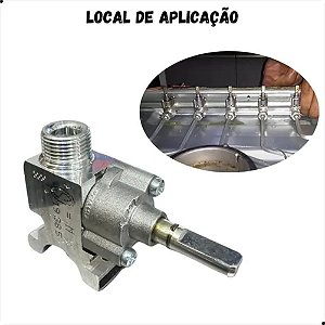 Registro Queimador Duplo Para Cooktop Electrolux GF90X - 32113004