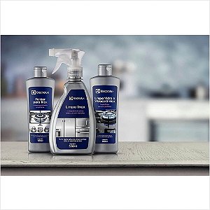 Polidor Inox 200ML Para Superfícies De Geladeiras Fogões Fornos Electrolux Original 80000720 A12358201 A12390801