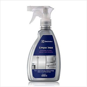 Limpa Inox Spray 500 Ml Para Diversas Superfícies Freezer Fogão Refrigerador 80000721 A12358101 A12390701 Elect