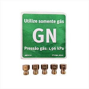 Kit Conversão GN Para Fogão GC75G Electrolux Original 70200332
