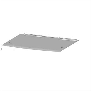 Tampa De Vidro Fogão Electrolux Original 76ETB 76TB 76HL 76SL 76SX 76HLX 76DB 76E5GX - 70088798