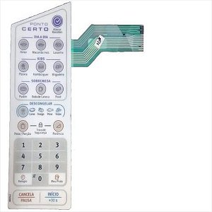 Membrana para Painel de Controle do Micro-ondas MEP41 - 64502457