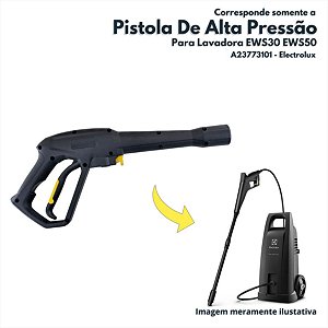 Pistola De Alta Pressão Para Lavadora de Alta Pressão EWS30 EWS50 Electrolux Original A23773101