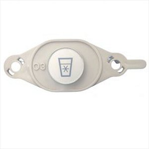 Botao Acionador Branco para Refrigerador 67496389 Electrolux Original