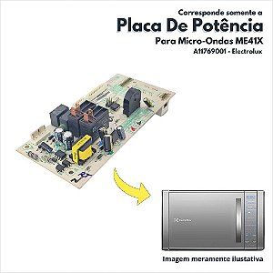 Placa de Potência Para Micro-Ondas ME41X Electrolux Original A11769001