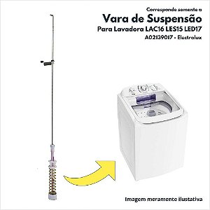 Vara de Suspensão Para Lavadora LES15 LAC16 LED14 Electrolux Original - A02139017