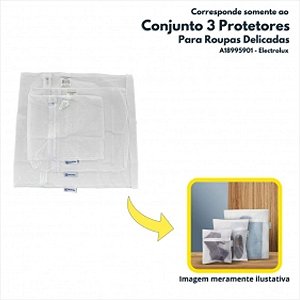 Conjunto 3 Protetores Para Roupas Delicadas Electrolux Original A18995901
