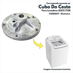 Cubo do Cesto para Lavadora LES13 LAC13 LT13B Electrolux Original 72000657