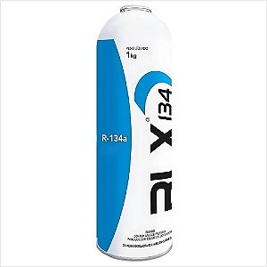 Gás Refrigerante R134a 1kg Hvac e Ar Condicionado Automotivo RLX onu3159