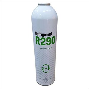 Gás R290 Propano 380G para Compressores de Refrigeradores ZAK R-290A