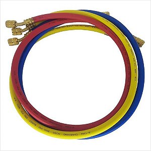 Conjunto 3 Mangueiras Manifold 90cm R22 R134a r404a R407c Sibb SMA-C0090-U
