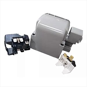 Rele PTC EM2T60CLP 127V 60HZ Para Compressor do Refrigerador Brastemp Consul BRM55 BRE59 CRM50 CRM44 Whirlpool W11400306