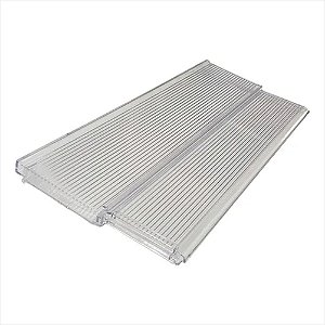 Prateleira Basculante Conjunto Cinza Ice Para Refrigerador Brastemp Consul CRM55 CRM54 BRX50 BRM47 Whirlpool W10750419