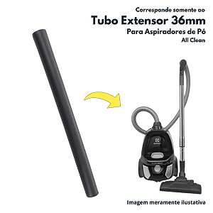 Tudo Extensor 36mm Para Aspirador de Pó EasyB EasyBox A10 A20 All Clean / P12