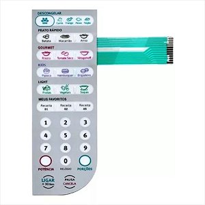 Membrana Prata Para Microondas Electrolux MEF41 Casa das Interfaces 69580894