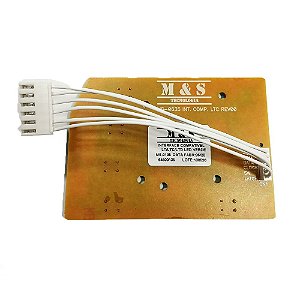 Placa Interface Lavadora De Roupas Electrolux Led Verde M&S LTC10 LTC12 LTC15 LT11F LT15F LT12F LTD09 LTD11 64500135