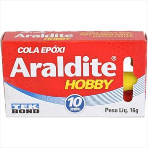 Cola Epóxi Araldite Hobby 16g