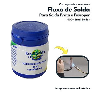 Fluxo Para Solda Prata E Solda Foscoper 100g Brasil Soldas 2727