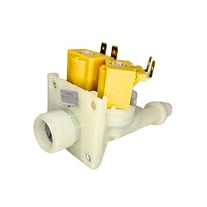 Válvula Dupla Entrada de Agua 127V Lavadora Brastemp BWK12 BWK14 BWR12  W11245249 W11242970 W10889917(903197 )