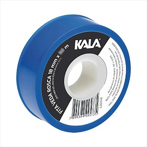 Fita Veda Rosca 18mmx10m Para Vedações Hidráulicas Kala