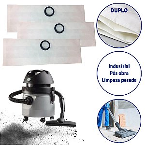 Kit 3 Sacos DUPLO ALC Para Aspirador Pó Electrolux A10 Antigo