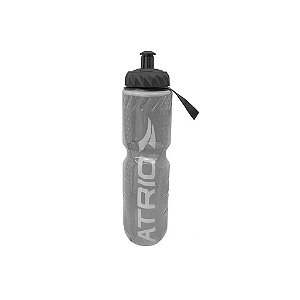 Garrafa Squeeze Térmica para Bike 650ml Material em Polietileno e Alumínio Preto Atrio - BI151