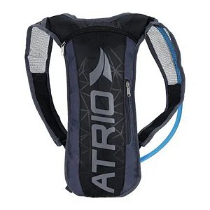 Mochila de Hidratação Sprint Alças Ajustáveis em Poliéster e PVC Reserv Água de 1,5L - BI053 Preto