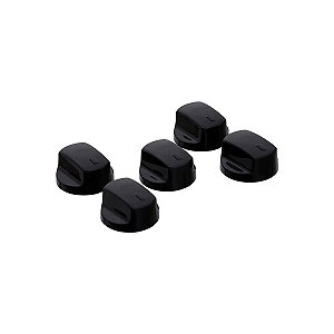 Conjunto 5 Botões Manipulo para Fogão Cooktop Brastemp  BDD76 BDD76 BD075 Whirlpool W10688303 Brastemp e Consul