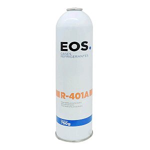Gás Refrigerante EOS R-401a ONU 3163 750g