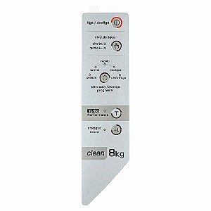 Painel Decorativo Para Lavadora De Roupas Brastemp BWC08 M&S - W10162698