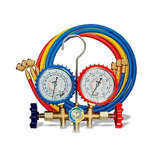 Manifold Profissional EOS Com Mangueira De 1,5m Para Gases R22, 407, 410a - EOS-BM560G