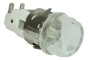 Conjunto Lente E Soquete E14 Para Fogão FC4VB FC5VB 52LPV 52LSV 76LSU FC4CB FC4CS 52LBU 76LBU 52LX Electrolux A04204804