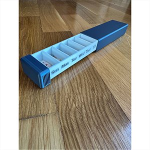 Porta Comprimidos Semanal Deslizante Solution 3D 191561