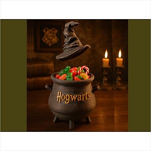 Caldeirão de Doces Hogwarts C/ Chapéu Bruxo Solution 3D 1518471