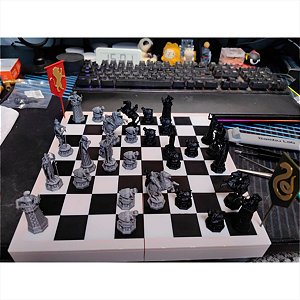 Jogo Xadrez 3D Harry Potter Batalha Casas Solution 3D 804957