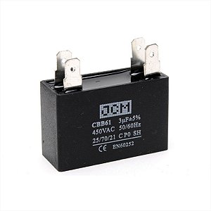 Capacitor 3UF/450V TI30F TI30R A07770401 Electrolux