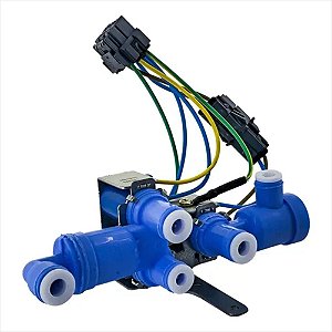 Conjunto Valvula de Agua 220v BL3IW DM86V DM86X IM8IS DM85X IQ8IS IQ8IB A06239404 Electrolux