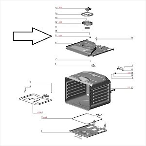 Termostato 145 Graus Para Forno OC8EM OE4EH OE8EW OE8EF OE8EH OE9XB OE8EL FE4AD FE5AP FE5AD FE4AP Electrolux A01802605
