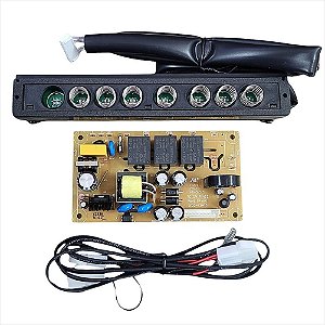 Conjunto Placa Principal e Interface para Coifa de Ilha Electrolux 90CIT (A08004701, 63900895, A27764201)