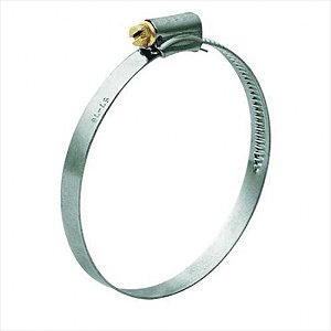 Abraçadeira de Aço Carbono 120mm com Fita 14mm