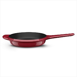 Frigideira Electrolux Expert de Ferro Fundido Esmaltado 26cm Vermelha A28751601