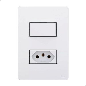 WEG ESATTA BRANCA  CONJ  INT  SIMPLES / TOMADA 10A  16093229