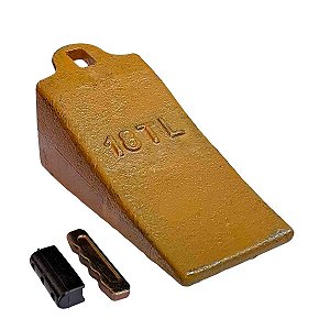 Dente Ponta Concha Miniescavadeira Yanmar com Travas