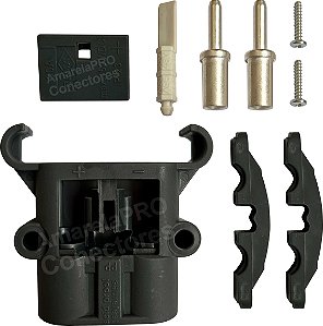 Conector Bateria 80a Macho Tipo Rema AmarelaPRO [Ref 00301]