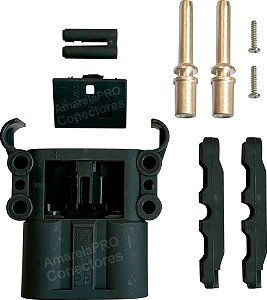 Conector Bateria 160a Macho Tipo Rema AmarelaPRO [Ref 00307]