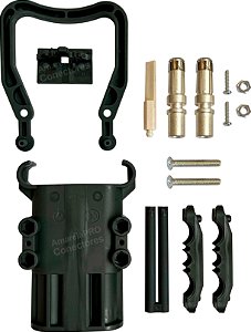 Conector Bateria 320a Fêmea Tipo Rema AmarelaPRO [Ref 00314]