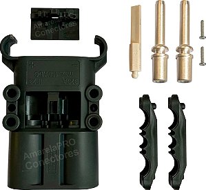 Conector Bateria 320a Macho tipo Rema AmarelaPRO [Ref 00315]