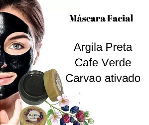 Mascara Facial Argila Preta