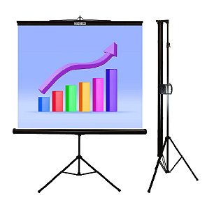 Tela de Projeção Tripé 120 polegadas 2,43 x 1,82 - Linha Standard - Nardelli