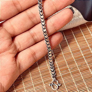 Pulseira Pikun Coração - Prata 925
